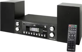 Pes3005-bk Philco Executive Shelf System - All-in-one Bluetooth Home Stereo With