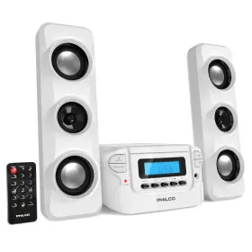 Pss1003-wh Philco Bluetooth Stereo System For Home Compact Cd Shelf With Speaker