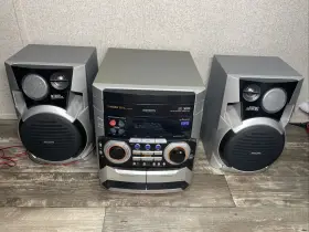 68410589 Philips Philip Fw M355/ 37 Mp3-cd Mini Hifi Speaker System 120v Works Great