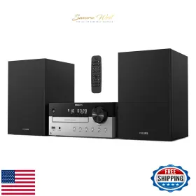 B08pc83j4s Philips Bluetooth Stereo System Cd Mp3 Usb Fm Bass Reflex 60w Remote