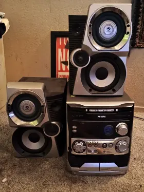 Fw-c10 Philips C780 Phillips Magnavox Fw-c10/37 Mini Hifi System Stereo With 3 Cd/disc Changer