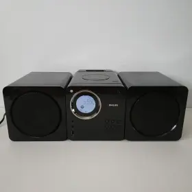Dcm109 Philips Dcm109/37 Compact Stereo System-cd-radio-ipod Dock-speakers-tested/works