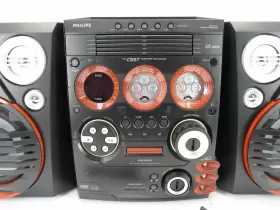 Fw-c557 Philips Gameport Mini System 5-disk Cd Changer / Gaming Stereo #2