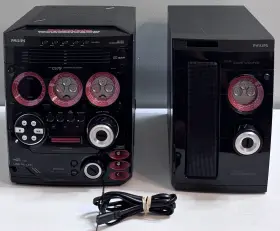 Fw-c579 Philips 5-cd Changer Tuner Aux Gameport System Gaming Stereo Subwoofer