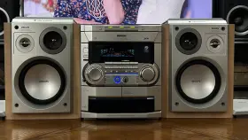 Fw-c870 Philips Dual Cassette Deck 3 Cd Changer Woox Technology Nice