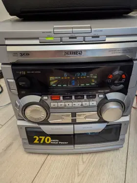 Fw-p78 Philips Rare Vintage Mini Hifi System 270 Watts #2