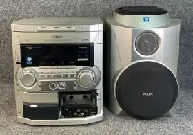 Fw-p88 Philips Fw-p88/37 Cd Player Am/fm Radio Mini Hi-fi Dolby Surround With Speaker