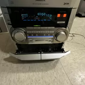 Fw-p900 Philips Mini Hifi Stereo System Cd Cassette Player Radio #3