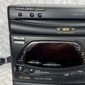 Fw340c Philips Parts Only Magnavox Mini Hifi System 3 Cd/tuner/cd/tap Video Read #2