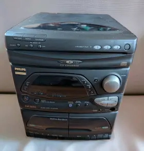 Fw355c Philips Fw355c/37g Mini Hifi Stereo - Tested No Remote Or Speakers Magnavox 97