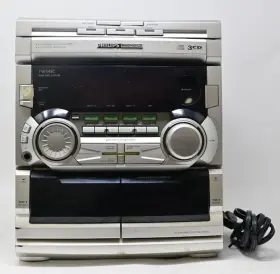 Fw545c Philips 3 Cd Changer Dual Cassette Fm Radio Unit Only