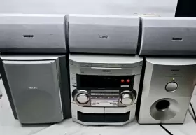 Fw900 Philips Vtg 90s Mini Hifi Stereo System Dolby Cd Cassette Player Radio
