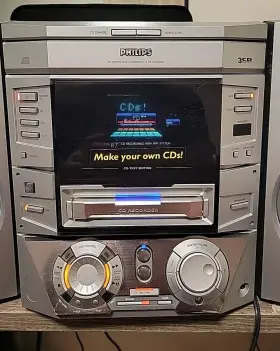 Fwr7r3 Philips Cd Recordable Mini Hifi System - 3 Changer #2