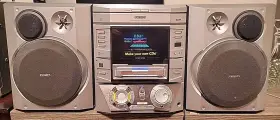 Fwr7r3 Philips Cd Recordable Mini Hifi System - 3 Changer