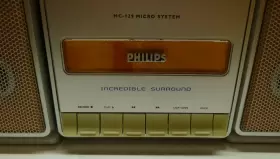 Mc-129 Philips Am/fm Radio Tape Cassette Cd Player Micro System Surround Tested #2