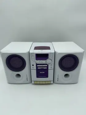 Mc-b311p Philips Mc-b311p/37 Micro System Stereo Cd Am/fm Cassette Tested Works Euc