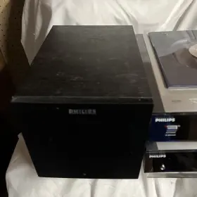 Mcm704d Philips Vintage Silver Micro Hi-fi System Stereo Cd With Ipad Dock #3