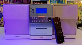 Philips-mc30 Philips Mc-30 Cd Player Tape Deck Am/fm Bookshelf Stereo System W Remote Tested #2