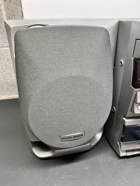 Fw338c Phillips Magnavox Rare Philips 3cd Mini Hi-fi System With Speakers Remote Antenna #2