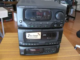Xp-p1500c Pioneer 3 Cd Changer/dual Deck Stereo Receiver All New Belts Test Work