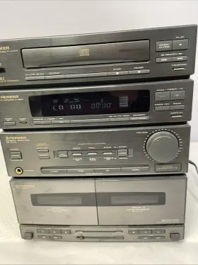 Xr-p310 Pioneer Xrp-310 Mini Stereo System Dual Cassette Audio -cd Deck Receiver #3