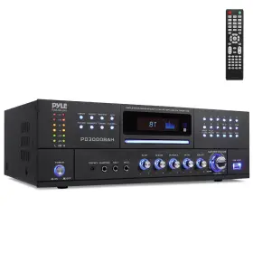Pd3000bah Pyle 4 Channel Wireless Bluetooth Hdmi Home Audio Cd/dvd Receiver