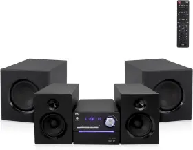 Phskr22 Pyle P.m.p.o Cd/dvd Stereo System 5-pc Wireless Bt Streaming 6 Ohm Two-way