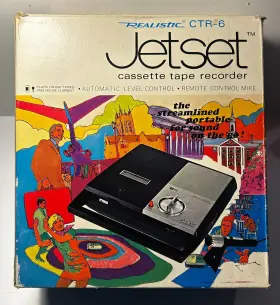 Crt-6 Radioshack Vintage Jet Set Radio Cassette Player