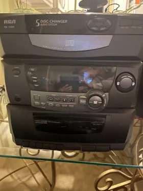 1285 Rca Thompson 5 Cd Double Cassette Stereo System Disc Changer All Working #3