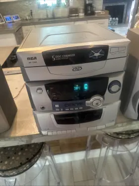 1286 Rca Stereo Rs 5 Disc Cd-r /rw Compatible Tested Working Read Free Ship