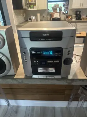 2653b Rca Nice... Stereo 5 Cd Changer And Cassette Player Tested Free Ship