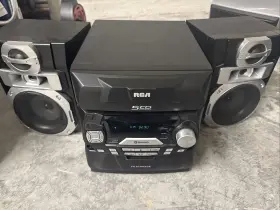 3765b Rca 800watt 5-cd Bluetooth Soundsystem
