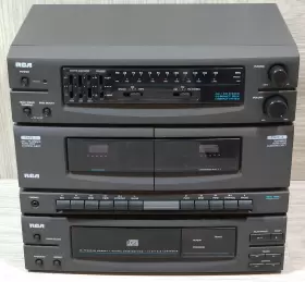 8530 Rca Rp B Stereo System Cd Am/fm Radio Dual Cassette - Read Description