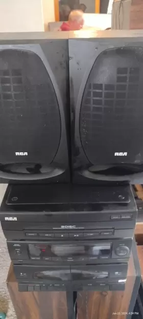 9316b Rca 9318a Compact Audio System With Speakers