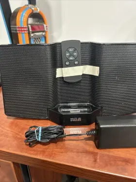 Awr1g1 Rca Ri503 Portable Speaker System For Ipod With Ac Adapter/control
