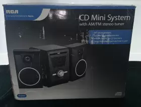 Eb-12121 Rca Modelrs2693 Mini Cd Stereo System With Speakers Model Rs2693 Tested Working
