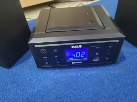 Rs2929b Rca Rc2929b Micro Cd Stereo System-cd-bluetooth-w/speakers Cord-no Remote-works #2