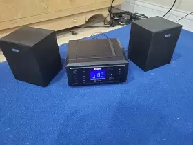 Rs2929b Rca Rc2929b Micro Cd Stereo System-cd-bluetooth-w/speakers Cord-no Remote-works