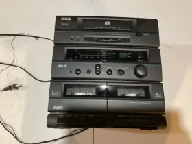 Rp-9115 Rca 1998 Audio System Radio Am Fm Cassette Player Recorder No Speakers