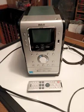 Rs2130i Rca Compact Audio System Five Disc Cd Radio Aux In With Controller