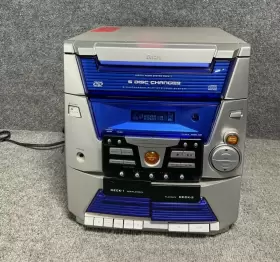 Rs2611 Rca Digital Audio System Dual Deck 5 Disc Changer - For Parts Only