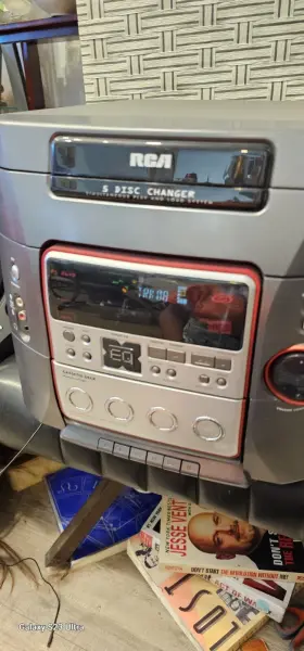 Rs2640 Rca Vintage Stereo 5 Disc Am/fm Cd Changer And Cassette Used Tested/ #3