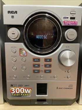Rs2664 Rca Stereo 300w Am/fm 5 Disc Cd Changer #2