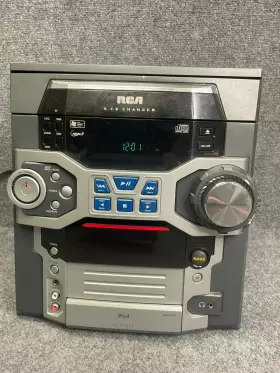 Rs2767i Rca 5 Disc Changer Audio System Ipod Dock Am/fm Radio With 2 Speakers #3