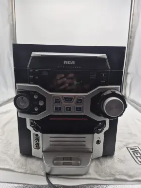 Rs2767ir Rca 5-disc Cd Changer Stereo System Tested Works No Remote Speakers