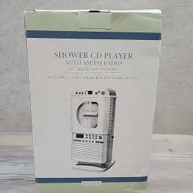 Scd2001 Restoration Hardware Shower Cd Player Am/fm Radio