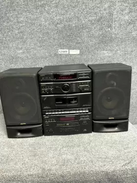Dc-d16u Sanyo Mini System With Sx-d10 30w Pair Speakers #3