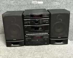 Dc-d16u Sanyo Mini System With Sx-d10 30w Pair Speakers
