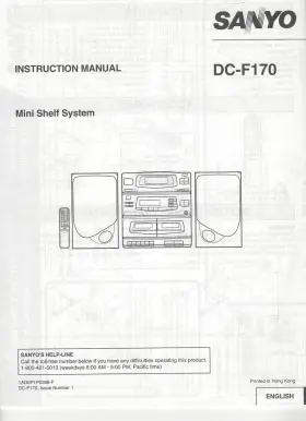 Dc-f170 Sanyo Mini System- Repair/parts #3