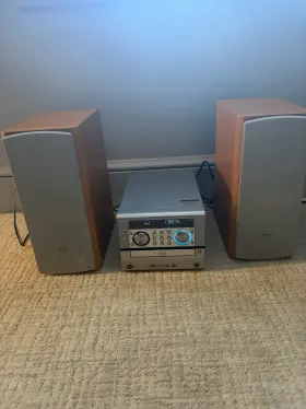 Sanyo Dwm-770 Personal Theater System Dolby Digital Fm Radio Dvd Mp3 Cd Speakers